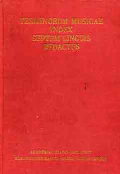 Terminorum musicae index septem linguis redactus (Htnyelv zenei...