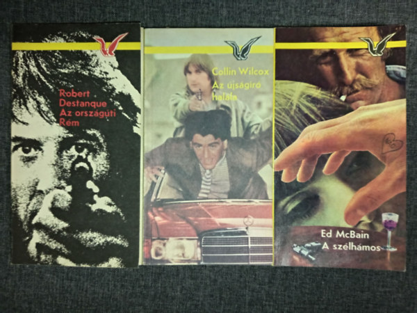 Robert Destanque, Collin Wilcox, Ed McBain - Az orsz�g�ti R�m + Az �js�g�r� hal�la + A sz�lh�mos (3db Albatrosz krimi)