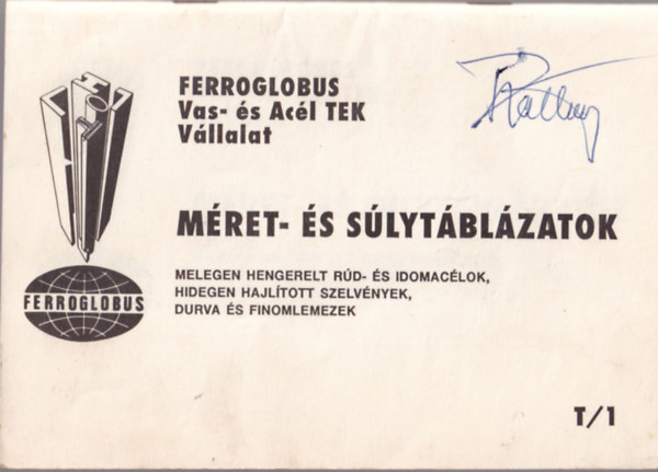 Simk Istvn (szerk.) - Ferroglobus Vas- s Acl TEK Vllalat mret- s slytblzatok