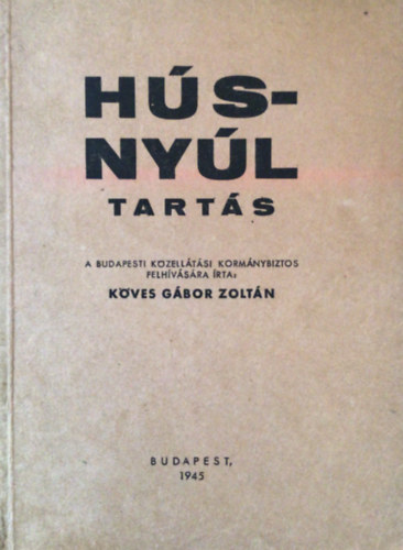 K�ves G�bor Zolt�n - H�sny�l tart�s