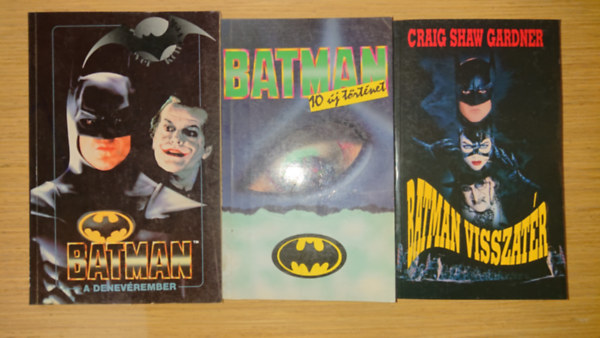 Craig Gardner, Martin H. Greenberg - 3 Batman könyv: Batman -A denevérember, Batman - 10 új történet, batman visszatér