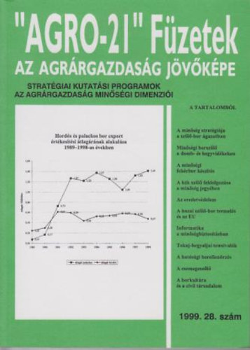 Csete Lszl - ,,AGRO-21,, Fzetek 1999.28.szm
