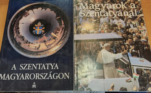 Di�s Istv�n dr. (szerk.), Fritz Csoklich - 2 db vall�si k�nyv: A Szentatya Magyarorsz�gon, Magyarok a Szentaty�n�l