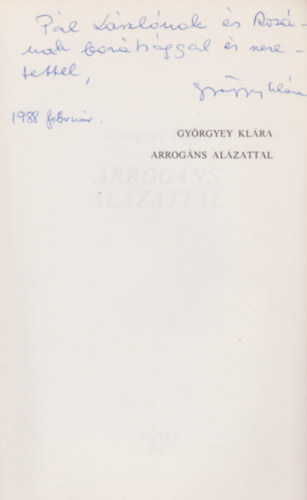 Gy�rgyey Kl�ra - Arrog�ns al�zattal