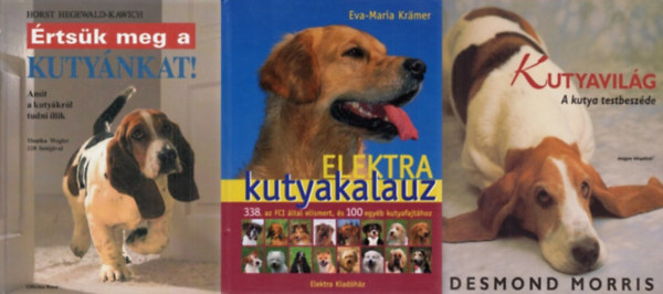 Eva-Maria Kramer, Desmond Morris - 3 db knyv kutys gazdiknak: Elektra kutyakalauz + Kutyavilg - A kutya testbeszde + rtsk meg a kutynkat! AMIT A KUTYKRL TUDNI ILLIK