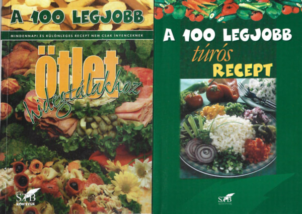 2 db A 100 Legjobb knyv, tlet hidegtlalshoz, Trs recept