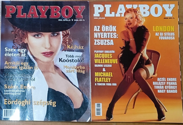 2db Playboy magazin - 2000. prilis; jlius