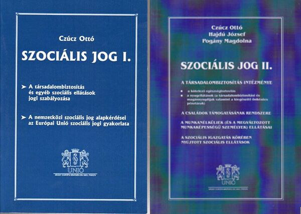 Czcz Ott, Hajd Jzsef, Pogny Magdolna - Szocilis jog I.-II.