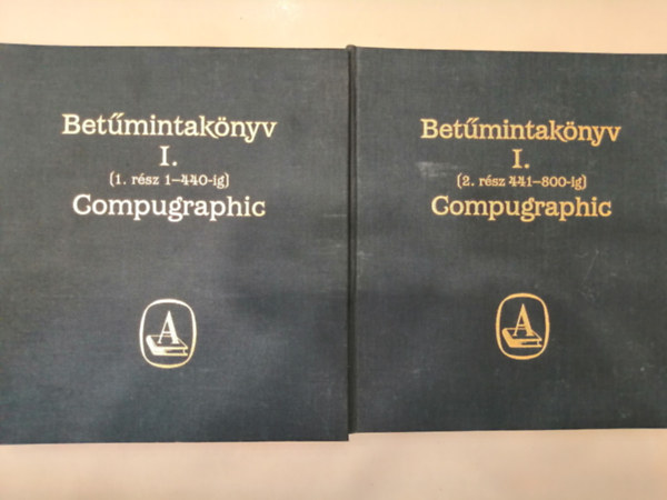 Athenaeum Nyomda - Betűmintakönyv I. 1-2