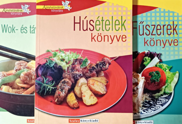 Boda Zoltnn, Gczi Zoltn, Nagy Elvira - Hstelek knyve + Wok- s tvol-keleti telek knyve + Fszerek knyve (3 ktet, Konyhatndrek knyvtra)
