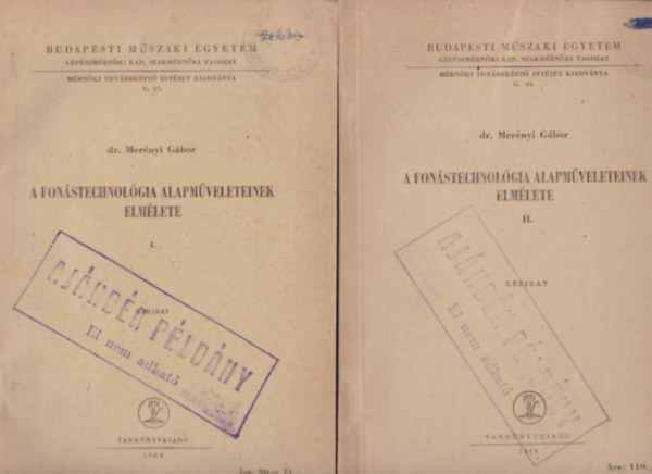 dr. Mer�nyi G�bor - A fon�stechnol�gia alapm�veleteinek elm�lete I-II.