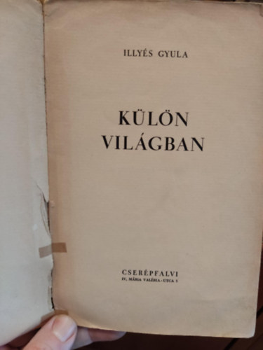 Illys Gyula - Kln vilgban (I. kiads)