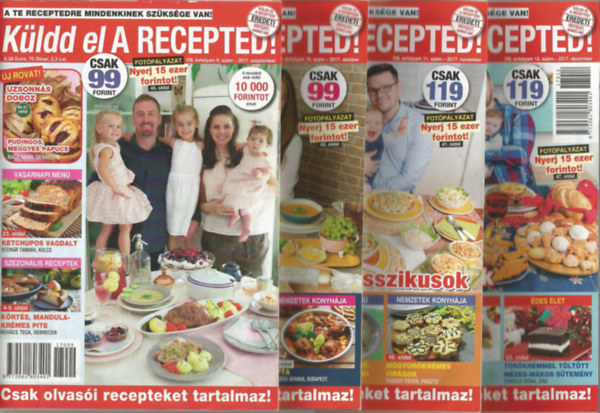 4 db Kldd el A RECEPTED! Fzet, 2017. 9-12. szm