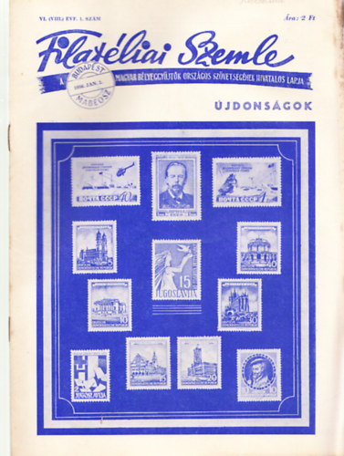 Filatliai szemle 1956/1-10. (teljes vfolyam, lapszmonknt)