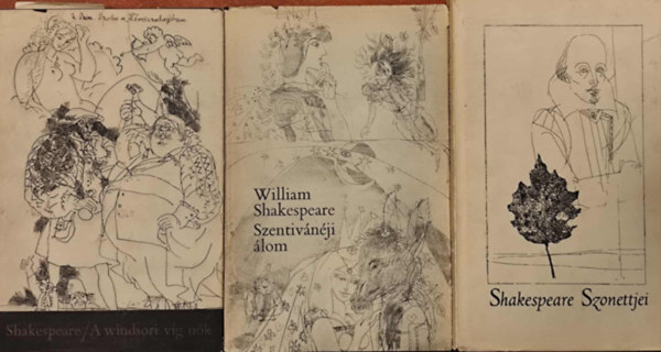William Shakespeare - 3 db illusztrlt Shakespeare ktet