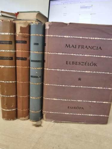 Mai amerikai elbeszélők + Mai angol elbeszélők + Mai jugoszláv elbeszélők + Mai francia elbeszélők