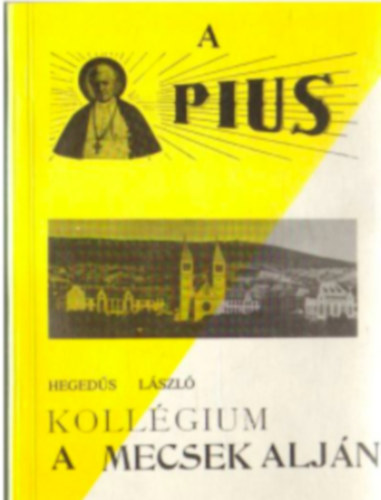 Hegedűs László - A Pius - Kollégium a Mecsek alján