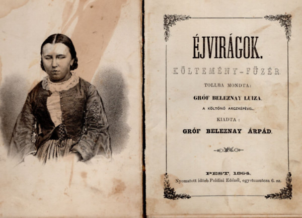 Gróf Beleznay Luiza - Éjvirágok Költemény-füzér