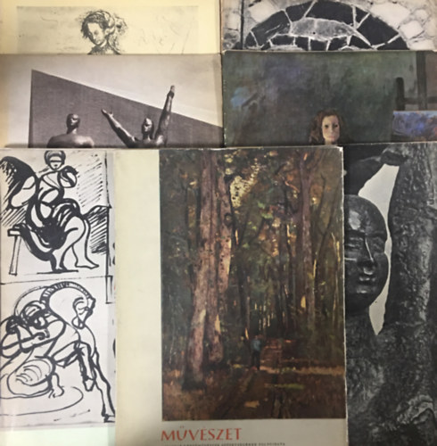 Dr. Pogny . Gbor (szerk.) - Mvszet - A magyar kpzmvszek szvetsgnek folyirata - 1965/janur, mrcius, prilis, augusztus, oktber, november, december (7 db)
