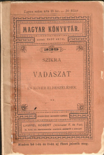 Grf Teleki Sndorn - SZIKRA - Vadszat s egyb elbeszlsek