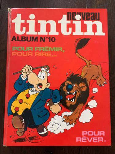 nouveau Tintin album No10 - Pour frmir, pour rire...pour rver - 10 szm francia nyelv Tintin kpregny egy ktetben
