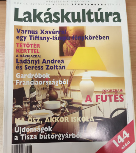 Lakskultra XXXIII. vfolyam 1998. szeptember/9. szm