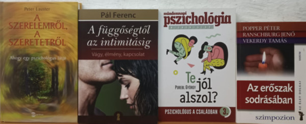 Peter Lauster, Dr. Purebl Gyrgy, Pl Ferenc, Popper P; Ranschburg; Vekerdy - Pszicholgiai knyvcsomag