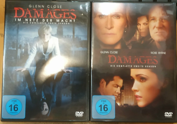 Glenn Close, Rose Byrne - Damages - Im Netz Macht - A hatalom h�l�j�ban (A Teljes els� �s m�sodik �vad)(6 DVD)