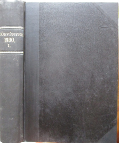 Az 1930. �vi T�rv�nyek Gy�jtem�nye