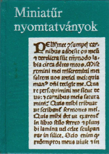 Janka Gyula - Miniat�r nyomtatv�nyok (t�bbnyelv�)- minik�nyv