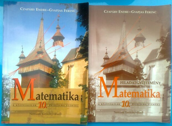 Czapry Endre, Gyapjas Ferenc - Matematika a kzpiskolk szmra 10. vf. (tanknyv s feladatgyjtemny)(2 ktet)