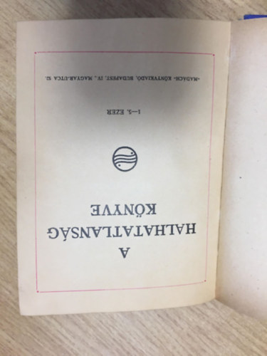 A halhatatlanság könyve