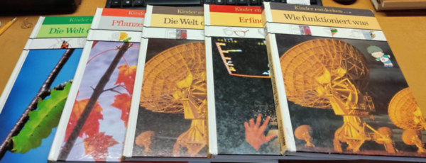 Time Life Books - 5 db Kinder-bibliothek: Die Welt der Insekten; Die Welt der Technik; Erfindungen; Pflanzen und Baume; Wie funktioniert was