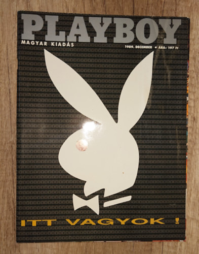 Hugh M. Hefner - Playboy - Magyar kiadás - első magyar kiadású lapszám I. évfolyam 1989. december