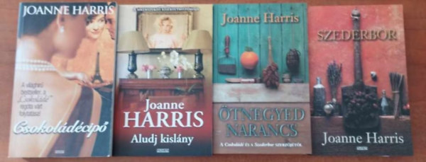 Joanne Harris - 4db Joanne Harris knyv:Csokoldcip, Szederbor, tnegyed narancs,  Aludj kislny