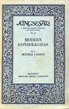 MTRAI LSZL - Modern gondolkods