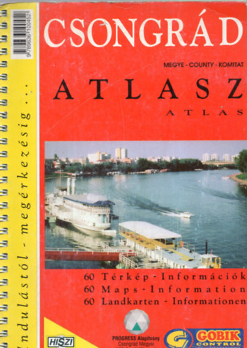 Csongrd megye teleplseinek atlasza - 60 telepls rszletes trkpe