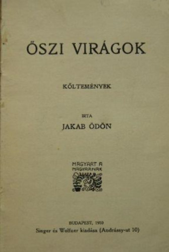 Jakab dn - szi virgok