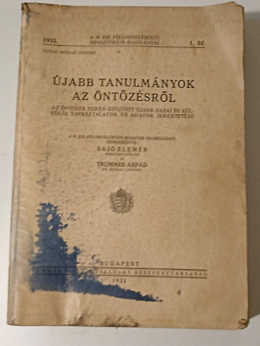 Saj Elemr; Trummer rpd (szerk.) - jabb tanulmnyok az ntzsrl