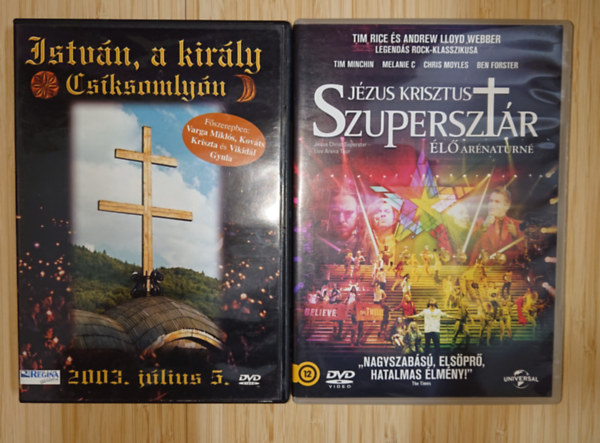 Sz�r�nyi Levente, Br�dy J�nos, Andrew Lloyd Webber - 2 klasszikus rockopera DVD-n: Istv�n, a kir�ly (Cs�ksomly�n), J�zus Krisztus Szuperszt�r
