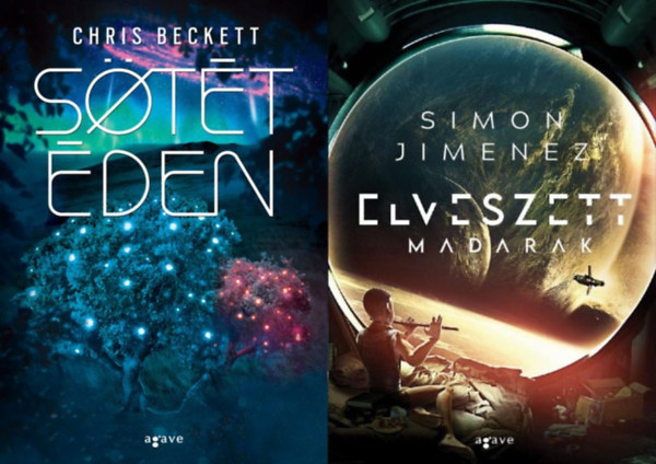 Chris Beckett, Simon Jimenez - 2 db sci-fi regény: Sötét Éden + Elveszett madarak