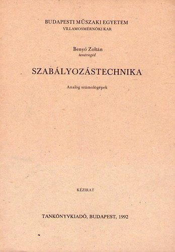 Beny� Zolt�n - Szab�lyoz�stechnika