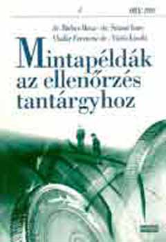 Dr.Birher I.-Dr. Sztan� I.- - Mintap�ld�k az ellen�rz�s tant�rgyhoz