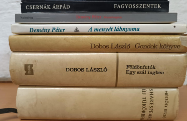 Dobos László, Mészöly Dezső, Demény Péter, Csernák Árpád - Magyar kortárs könyvcsomag