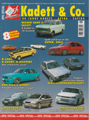 Flash Opel Scene International: Kadett & Co. (Opel Special 2003/1.)