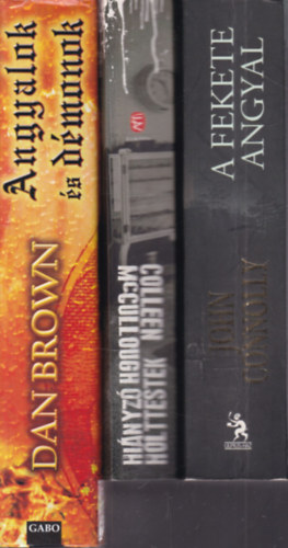 John Connolly, Colleen  McCullough, Dan Brown - 3 db. krimi (A fekete angyal + Hi�nyz� holttestek + Angyalok �s d�monok)