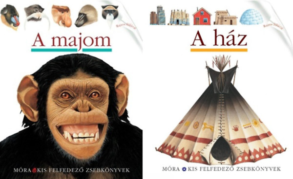 Claude Delafosse (�ssze�ll.) Donald Grant, Jame's Prunier - 2 db a Kis felfedez� zsebk�nyvek (Var�zslapok) sorozatb�l: A h�z + A majom