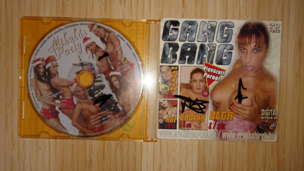 2 erotikus DVD - Mikul�s Party + GangBang