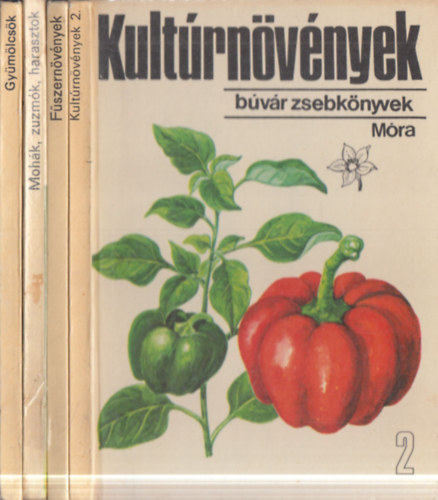 4 db B�v�r zsebk�nyvek: Gy�m�lcs�k + Moh�k, zuzm�k, harasztok + F�szern�v�nyek + Kult�rn�v�nyek 2.