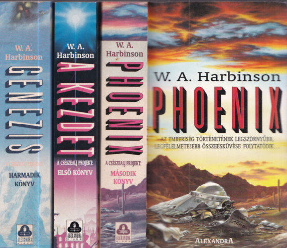 W. A. Harbinson - 3 db. sci-fi: Phoenix + A kezdet + Genezis
